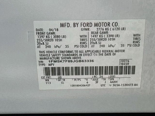 2018 Ford Explorer Limited