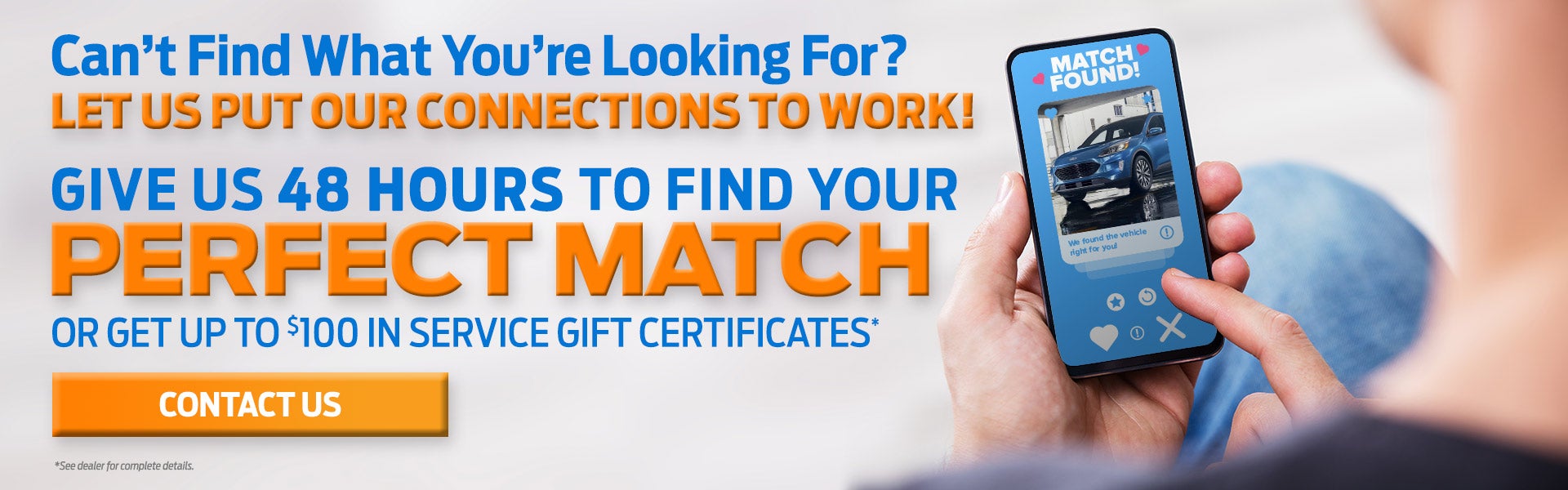 Let us find your match in Gainesville, FL at Parks Ford of Gainesville in #CITY